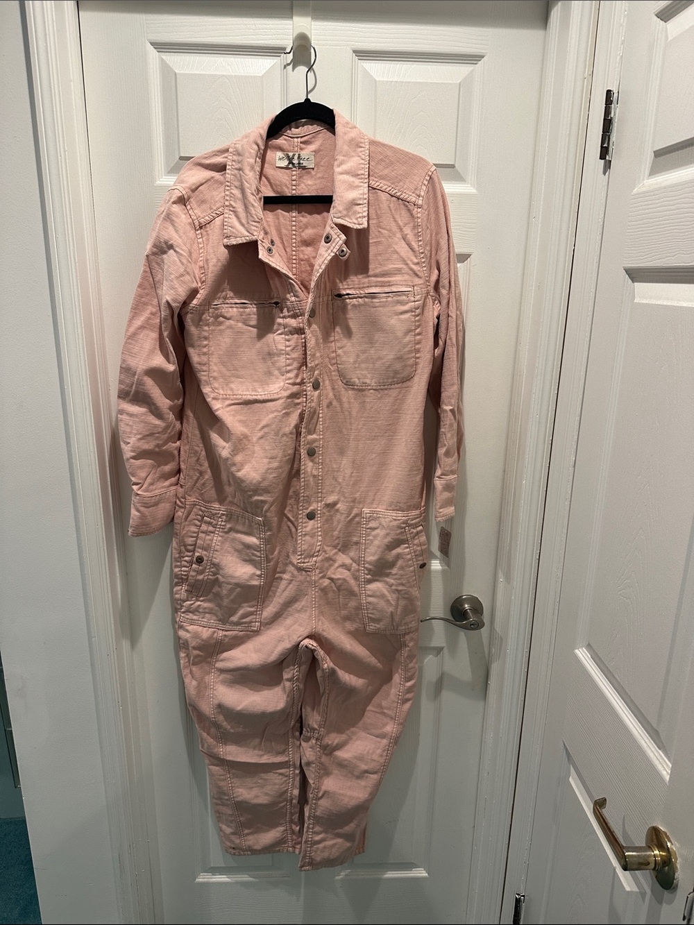 We The Free Blush Utility Jumpsuit Size XL NWT